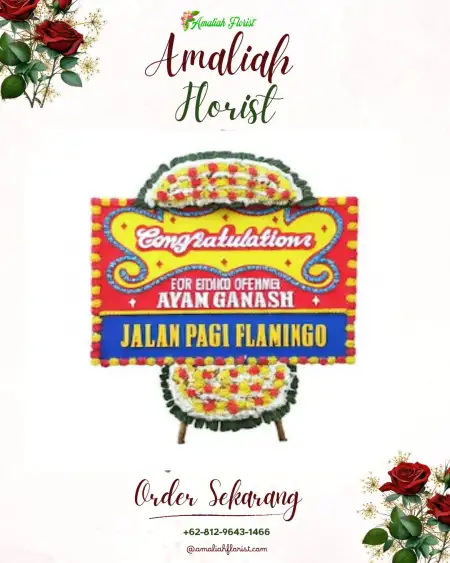 Sewa Papan Bunga Jongkong