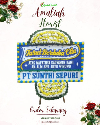 Papan Bunga Duka di Jongkong