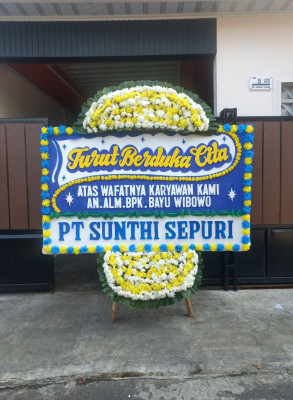 Papan Bunga Duka di Jongkong