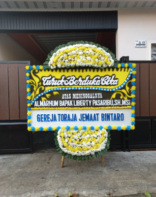 Papan Bunga Duka di Jongkong