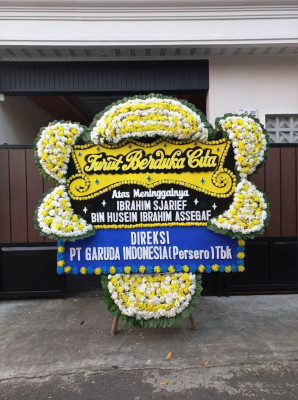 Papan Bunga Duka di Jongkong