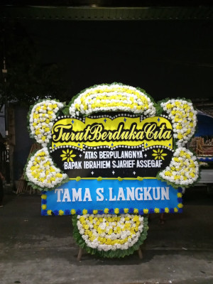 Papan Bunga Duka di Jongkong